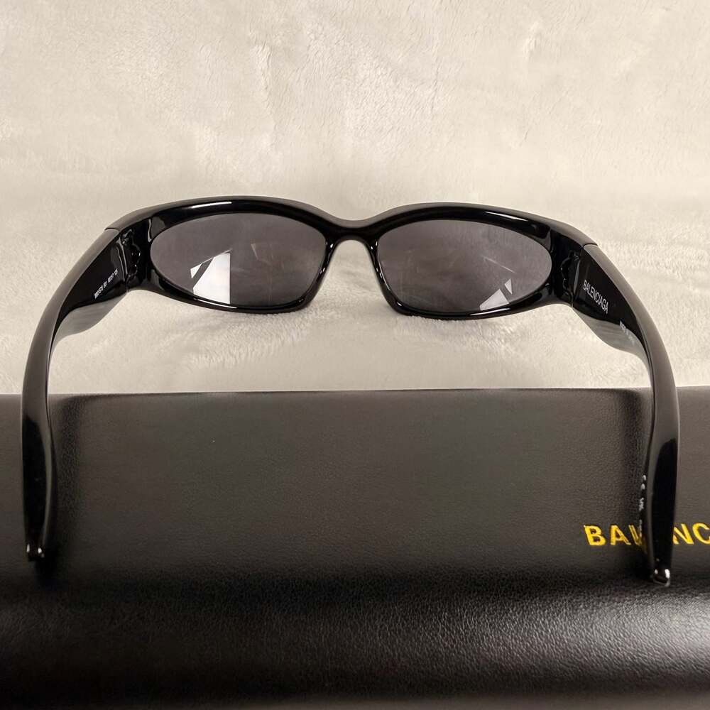 Balenciaga Sunglasses Black Wrap Style (Used) - Picture 5 of 9